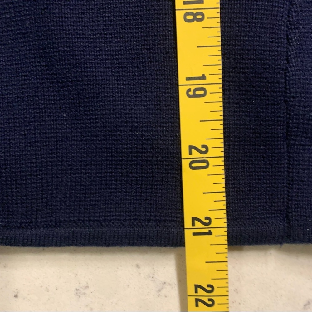 Lauren Ralph Lauren Navy and White Striped Blazer with Gold Accents - Picture 5 of 6